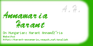 annamaria harant business card